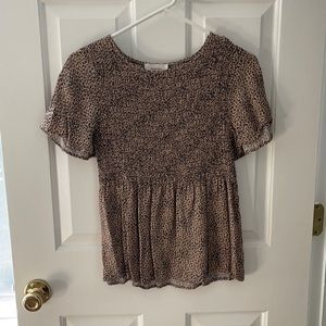 Leopard Blouse